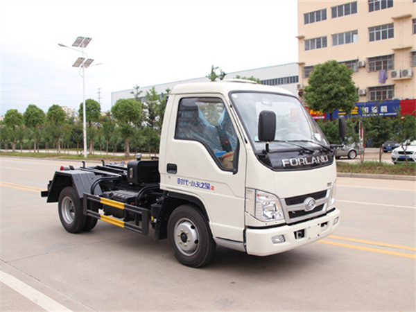 國(guó)五福田時(shí)代車(chē)廂可卸式垃圾車(chē)