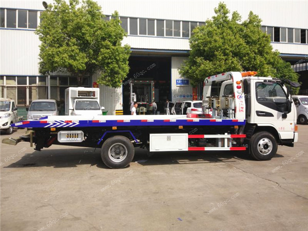 江淮駿鈴平板一拖二清障車 江淮駿鈴平板一拖二清障車