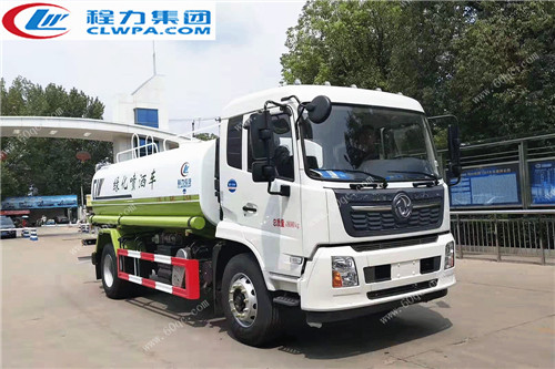 東風天錦國六灑水車圖片