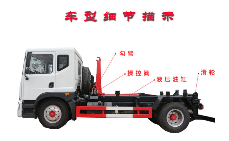 車(chē)廂可卸式垃圾車(chē)車(chē)輛細(xì)節(jié)描述