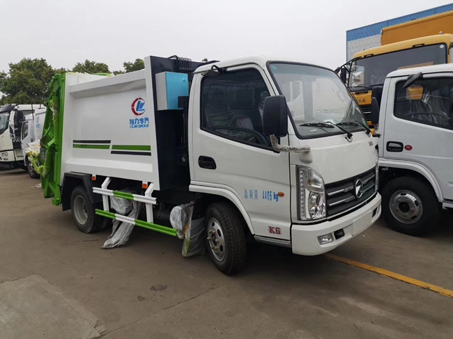 凱馬3方藍牌壓縮式垃圾車